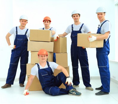 Professional movers assisting with a household move in Kings Langley